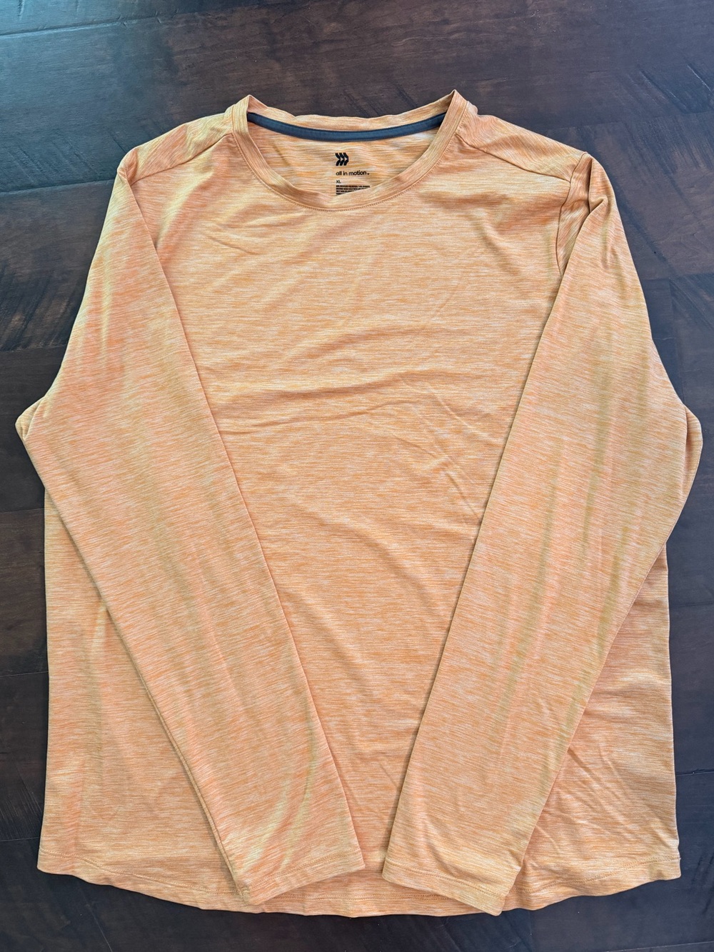 All in Motion Heather Mustard Performance Long Sleeve Shirt Men’s XL